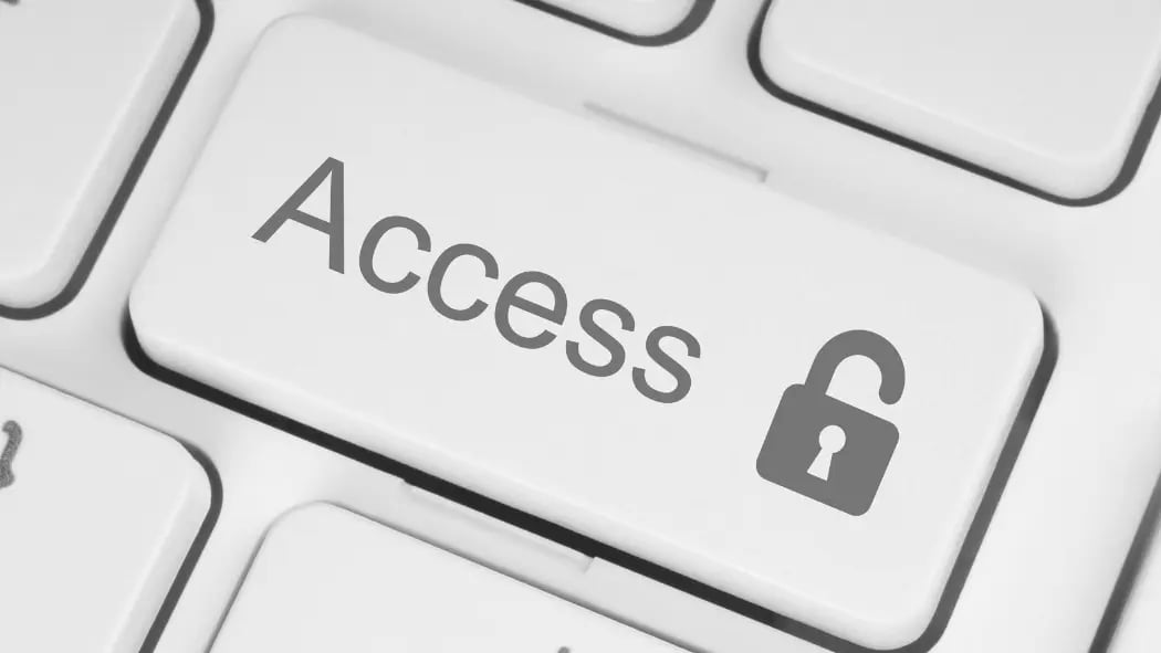 an access button on a computer keyboard