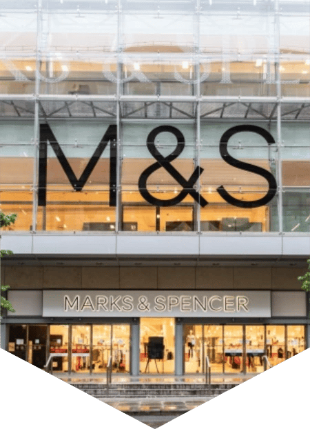 Photo of a Marks and Spenser store front