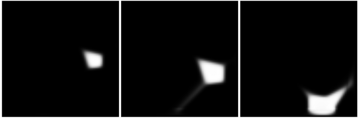 Quadrant data split, testing examples: