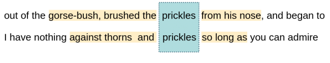 predict the contexts of a given target-word