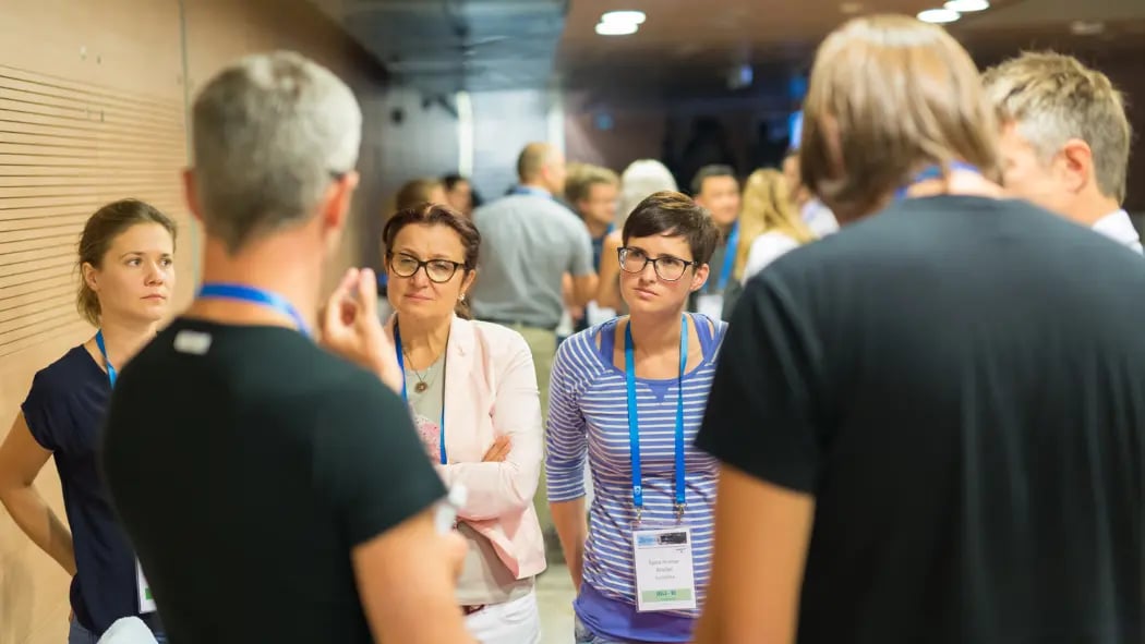 A team of healthcare professionals in a meeting