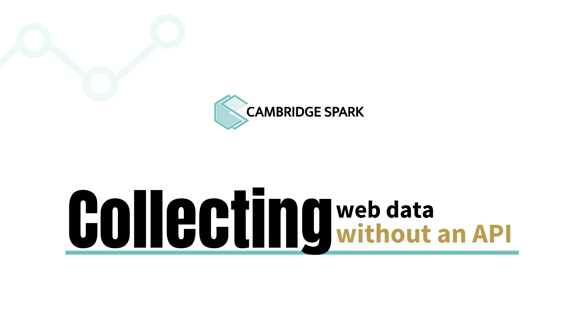 Collecting web data without an API