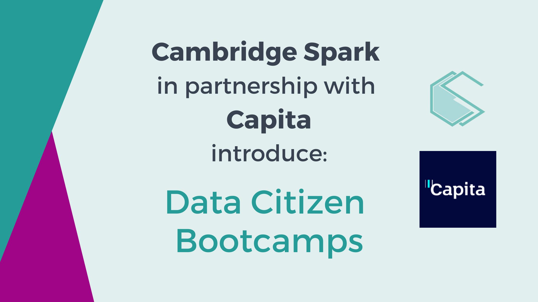 Cambridge Spark partner with Capita to launch new Data Citizen Bootcamp