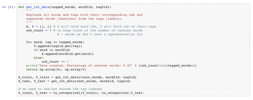 getting our integer, model-friendly data