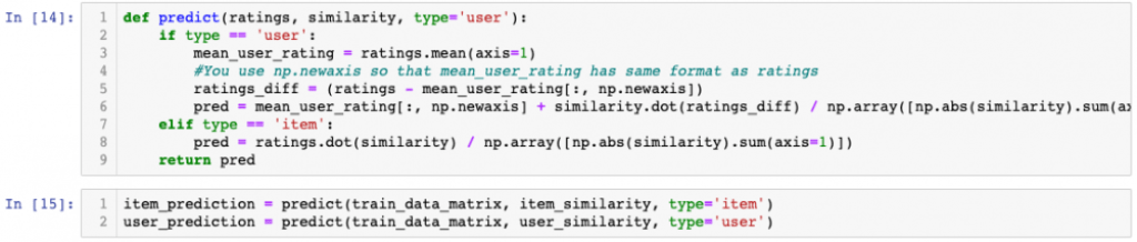 Implementing your own recommender systems in Python