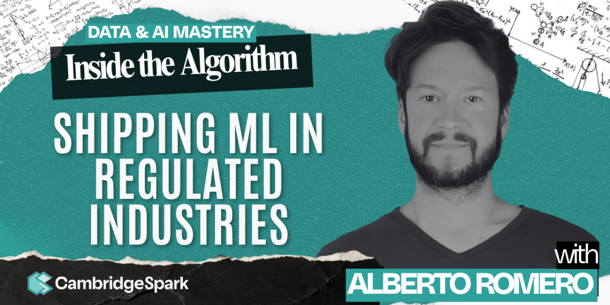 Inside The Algorithm | Alberto Romero on Engineering AI at scale at Aviva